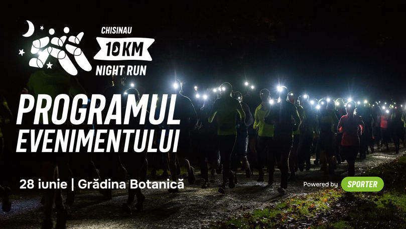 Astăzi se aleargă sub stele: Chisinau 10 km Night Run începe Ⓟ
