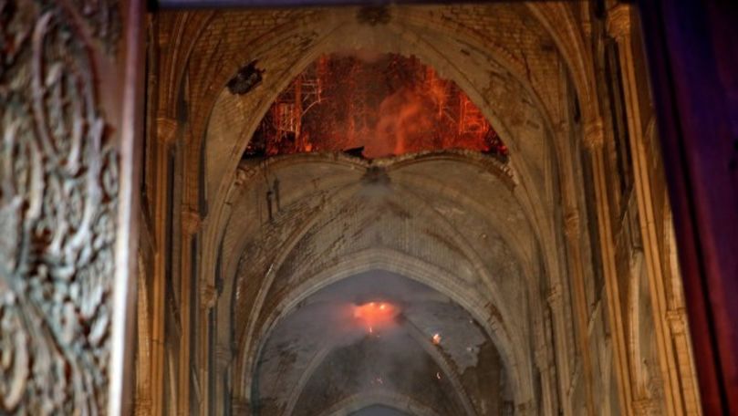 Incendiu la Notre-Dame: Noi imagini cu efectele focului din Catedrală