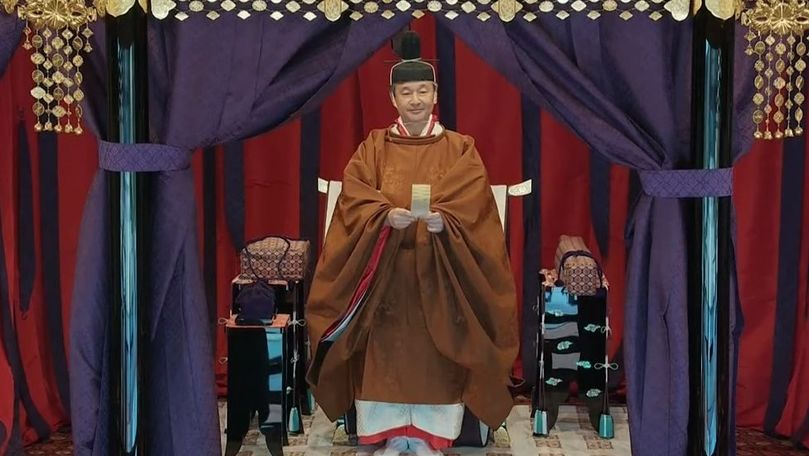 Împăratul Japoniei a urcat pe tron după ceremonia veche de 1.000 de ani