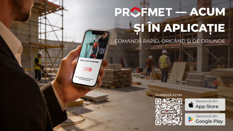 Profmet lansează o aplicație mobilă pentru comenzi B2B rapide Ⓟ