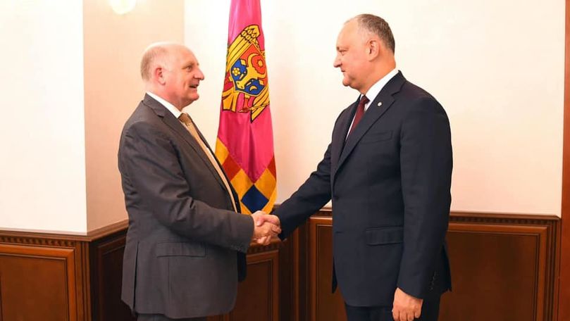 Dodon s-a întâlnit cu Ambasadorul Regatului Belgiei în R. Moldova