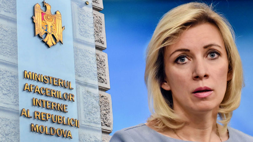 МВД о заявлении Захаровой про инцидент в аэропорту: Это ложь. Коллаж: Point.md
