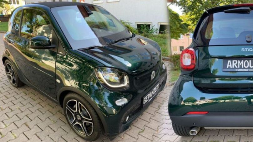 Smart Carmored: Cel mai mic vehicul blindat din lume