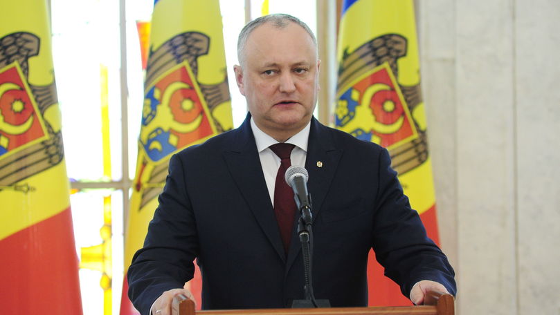 Dodon cere un moratoriu asupra oricărui subiect politic din R. Moldova