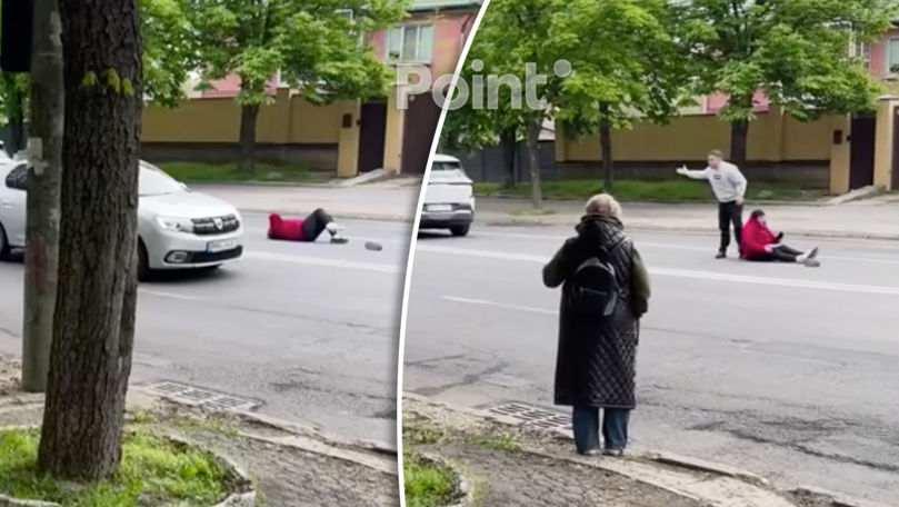В Кишинёве автомобиль сбил женщину, переходившую дорогу в неположенном месте.