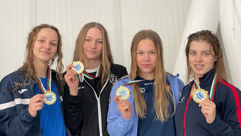 Înotătorii moldoveni au obținut 42 medalii la Grand Prix-ul de la Burgas