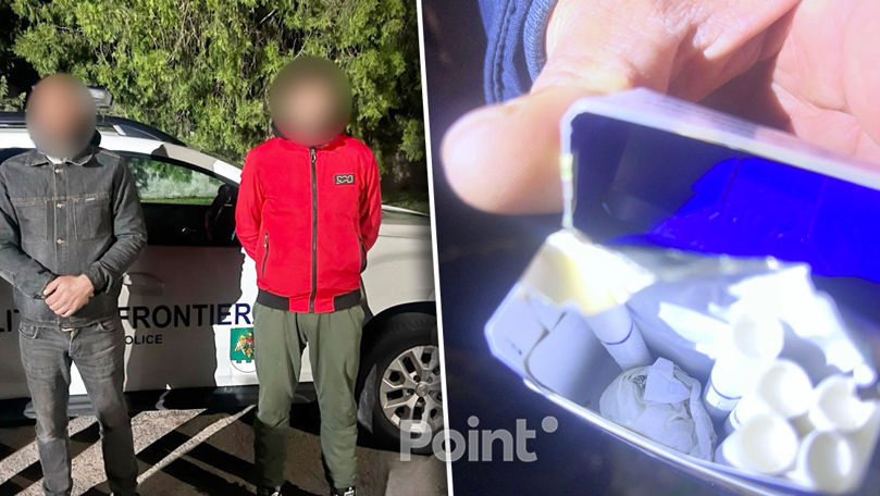 В приграничной зоне задержали троих мужчин с наркотиками.