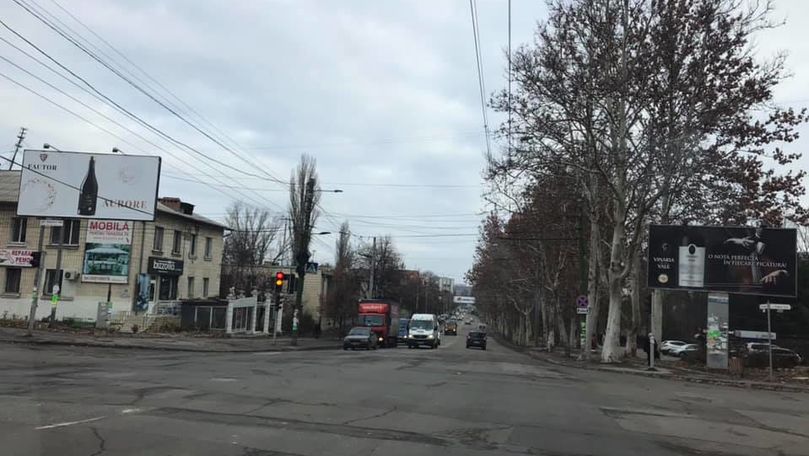Panourile publicitare de pe strada Ion Creangă din Capitală, demontate