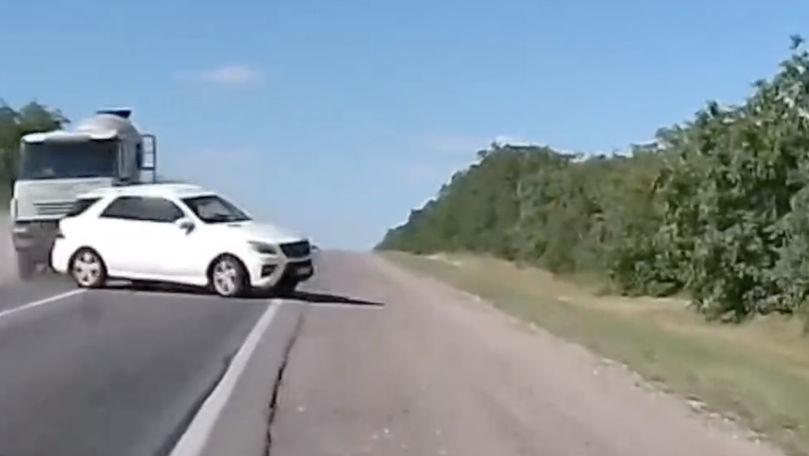 Momentul în care un șofer a fost la un pas să provoace o tragedie