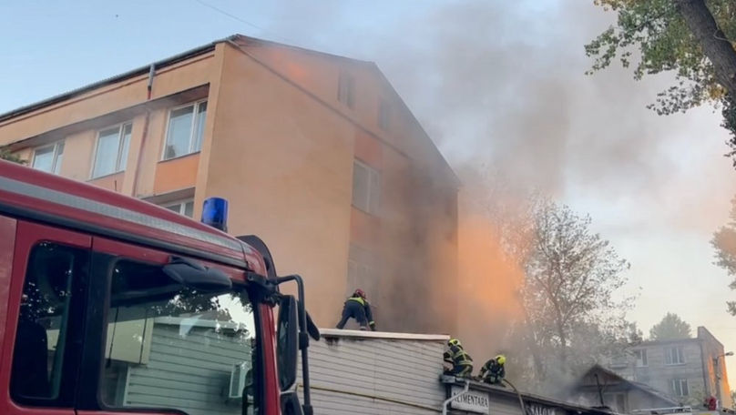 Detalii despre incendiul de la Ciocana: O butelie cu gaz a explodat