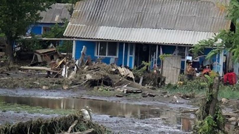 Dezastru la Florești: Gospodării distruse de furtună
