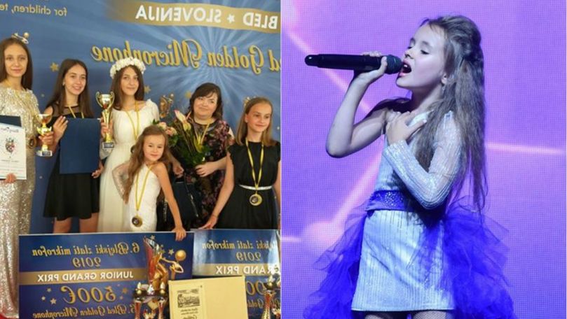 O fetiță de 7 ani din Moldova, câștigătoarea unui concurs din Slovenia