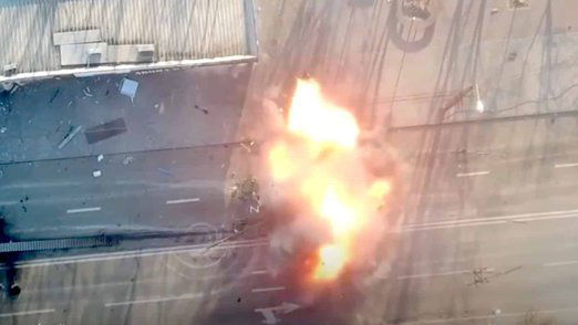Dronele Kievului au redus la tăcere tancurile şi pe soldaţii ruşi