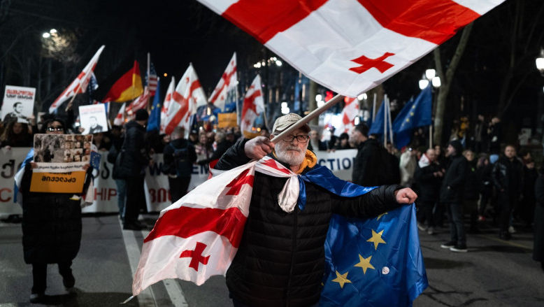 Georgia închide centrul de informare despre UE și NATO din Tbilisi