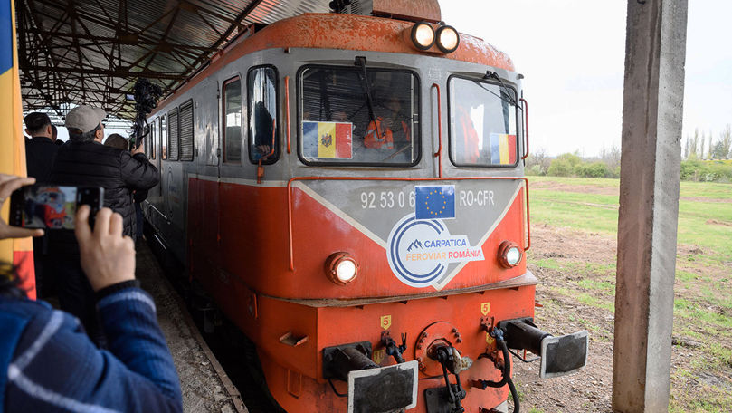 В Молдове протестировали восстановленную железную дорогу до Румынии.
