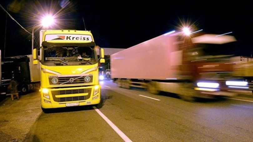 Șofer de TIR din Ucraina, ajutat de polițiștii din Capitală