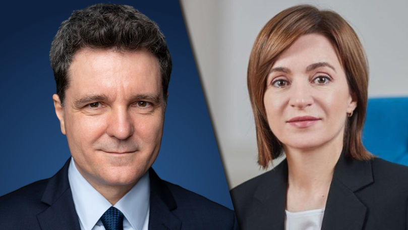 Maia Sandu îl susține pe Nicușor Dan: Vrem o Românie europeană
