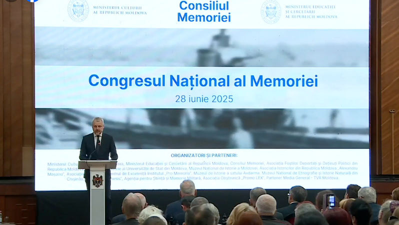 Prodan, la Congresul Memoriei: Azi deschidem o rană adâncă a istoriei