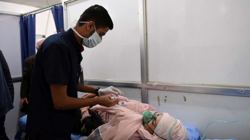 Atac cu gaze toxice suspecte în Siria: Peste 100 de victime