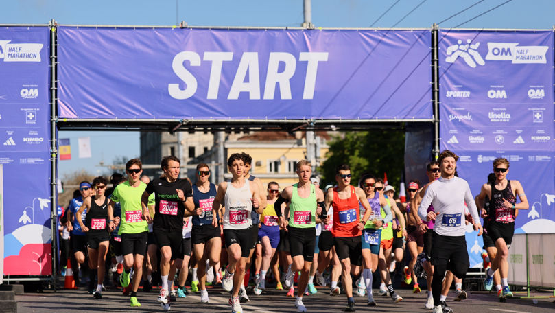 OM Half Marathon 2026: Mii de alergători au deschis sezonul la Chișinău