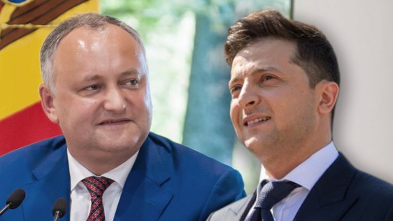 Dodon l-a felicitat pe Zelenski cu ocazia Zilei Independenței Ucrainei
