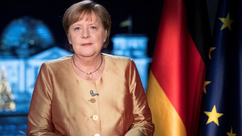 Канцлер Германии Ангела Меркель обратилась к нации незадолго до Нового года.