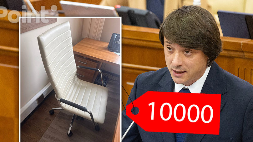 Депутат шокирован ценами на мебель в парламенте: "Сижу на стуле за 10 тысяч леев".