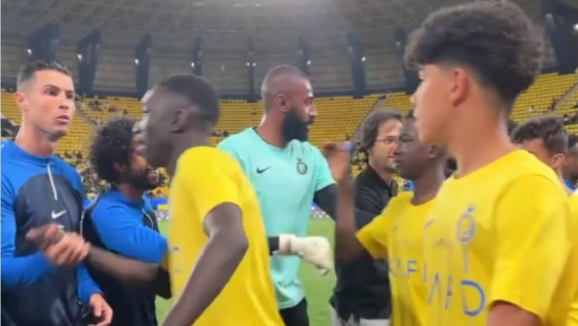 Cristiano Ronaldo, făcut de râs de fiul său