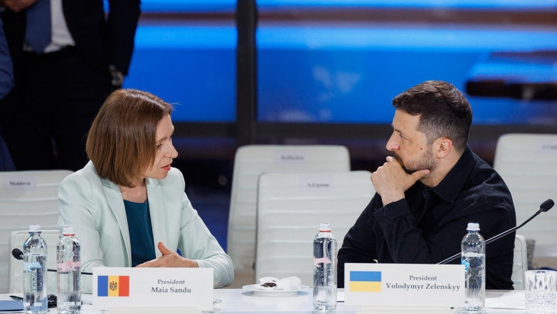 Maia Sandu, la Odesa: Dacă Ucraina cade, Rusia nu se va opri în Moldova