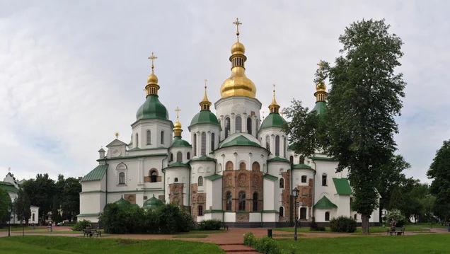 Catedrala Sfânta Sofia din Kiev, avariată în urma unui atac rusesc
