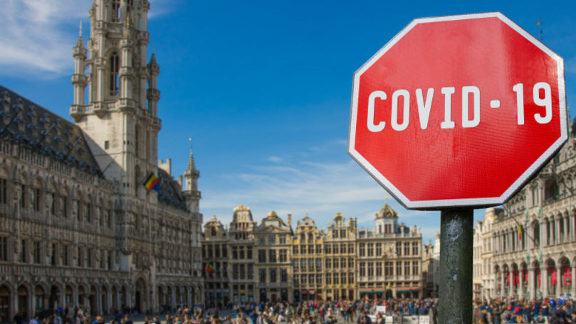 Protest anti-restricții în Belgia în a doua zi de Crăciun