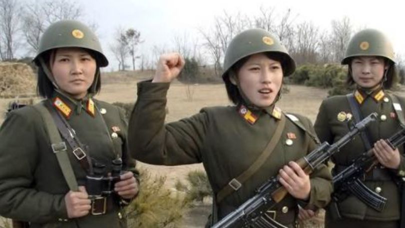 Trei tinere din Coreea de Nord, prinse în timp ce fugeau în China