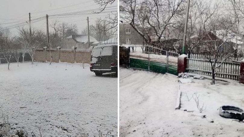 Ninge în Moldova: Pământul, acoperit de zăpadă în nordul țării