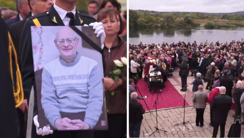 Funeraliile lui Nicolae Bulat: Sute de oameni au venit la Cetatea Soroca