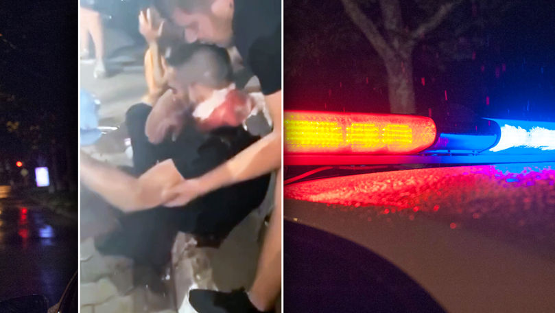 Полиция нашла мужчину, ранившего двух украинцев на АЗС. Коллаж: Point.md