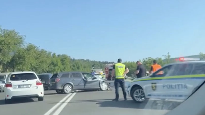Accident grav la ieșirea din Orhei: Patru persoane au ajuns la spital