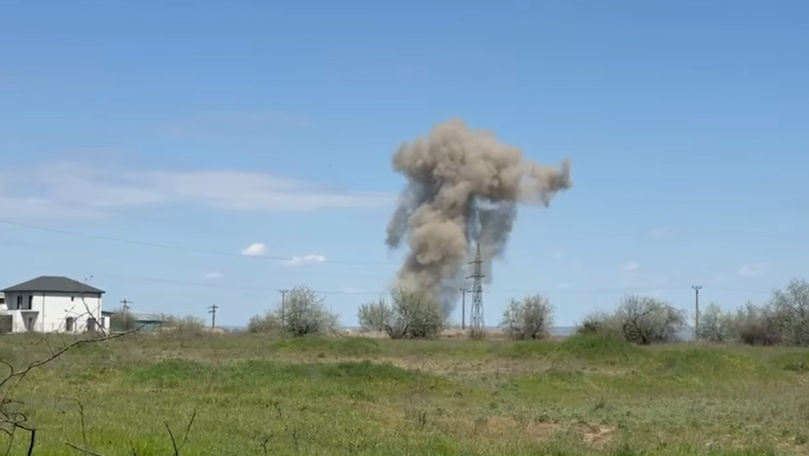 В Галаце был подорван российский беспилотник, упавший во двор жилого дома.