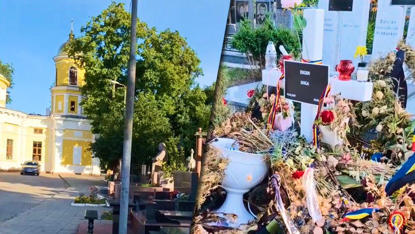 Mormântul lui Doga, uitat printre flori uscate: Ce spun internauții