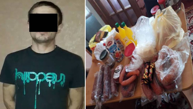 Un tânăr din Cricova, reţinut pentru furturi din magazin alimentar