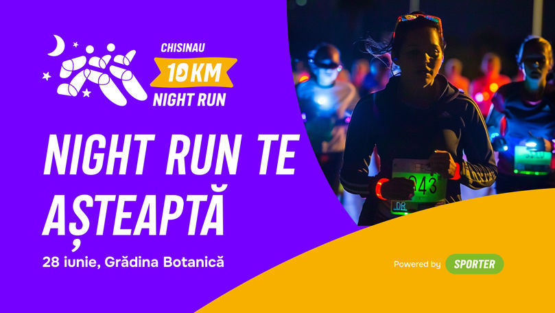 Chisinau 10KM Night Run – traseul oficial al evenimentului Ⓟ