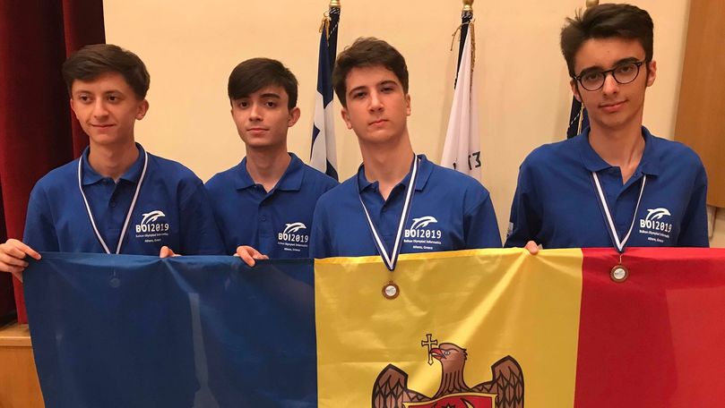 Trei medalii pentru R. Moldova la Olimpiada Balcanică de Informatică