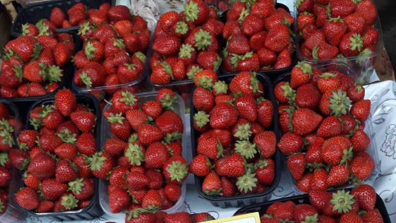 Prețurile la Piața Centrală: Cât costă un kilogram de căpșuni