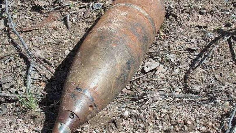 В селе Терновка рабочие нашли боеприпас времен ВОВ.