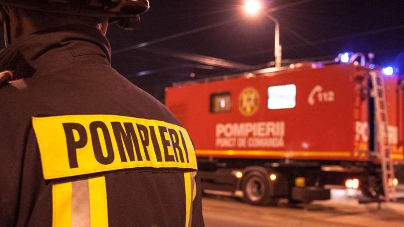 Incendiu lângă un spital din sectorul Rîşcani