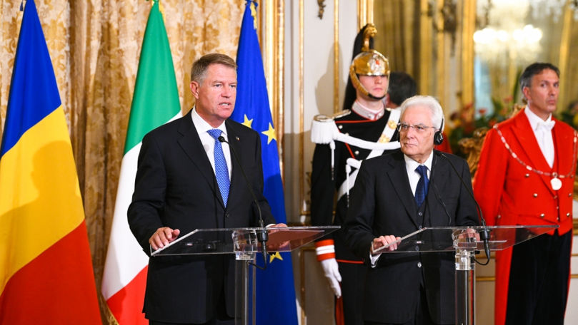 Președintele Italiei a plecat în România la invitația lui Klaus Iohannis