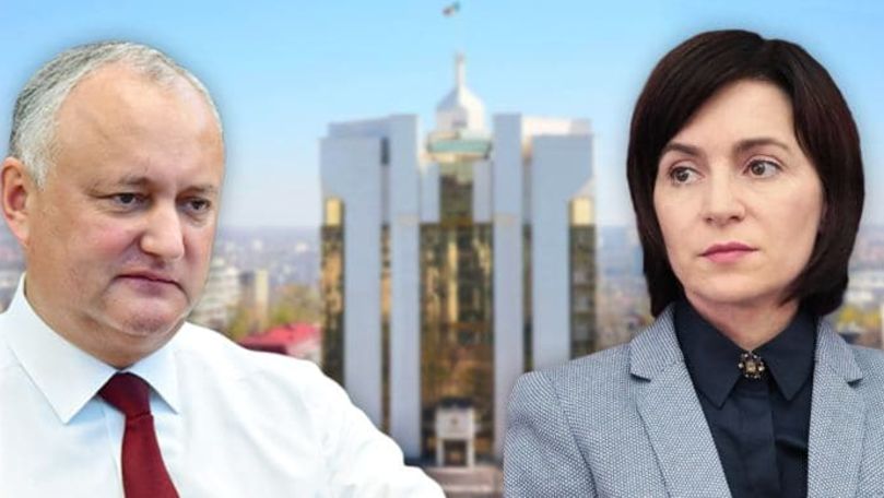 Додон хочет обсудить с Санду процедуры передачи власти. Коллаж: Point.md