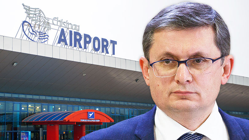 Гросу: Аэропорт принадлежит государству - это победа. Коллаж: Point.md