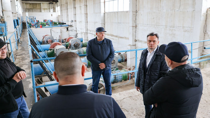 Dorin Recean a vizitat stația de irigare din satul Dubăsarii Vechi