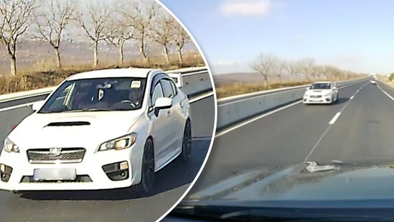 Водитель перепутал полосы движения и создал крайне опасную ситуацию. Коллаж: Point.md