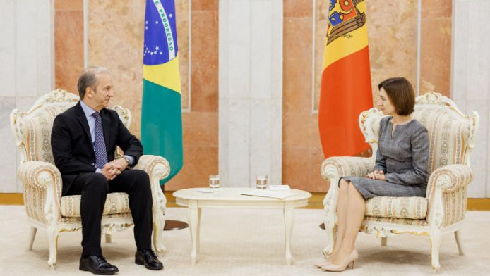 Maia Sandu a primit scrisori de acreditare de la patru ambasadori